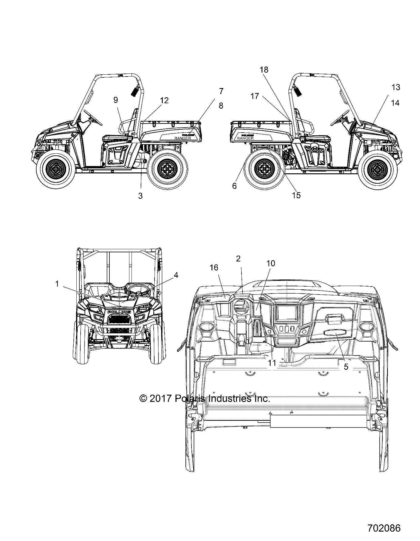 BODY, DECALS - R19RMA57F1/S57C1/F1 (702086)